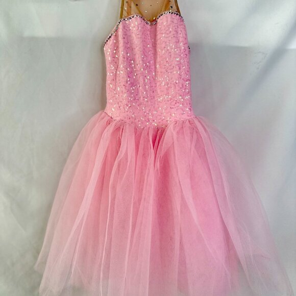 Pink Sequin Tutu Dress - Picture 3 of 6